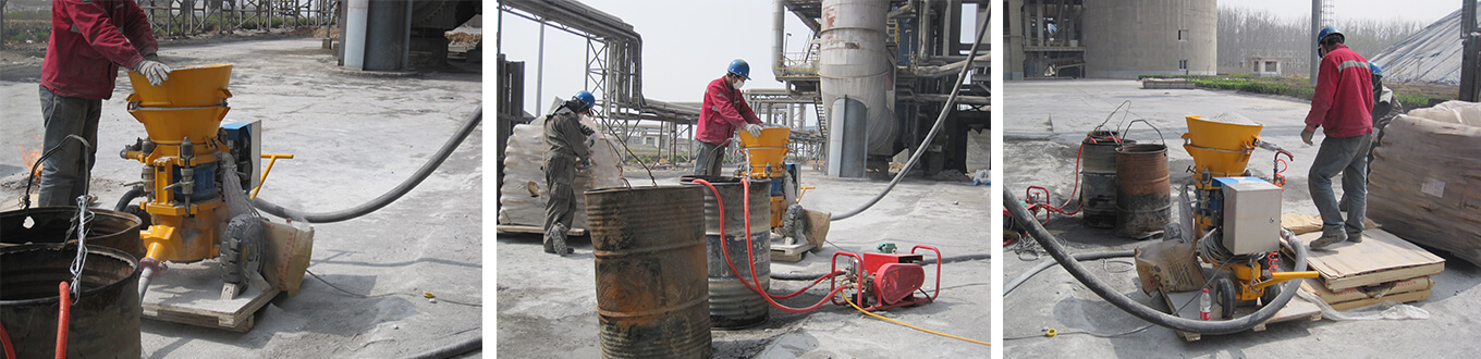 Refractory-gunning-machine